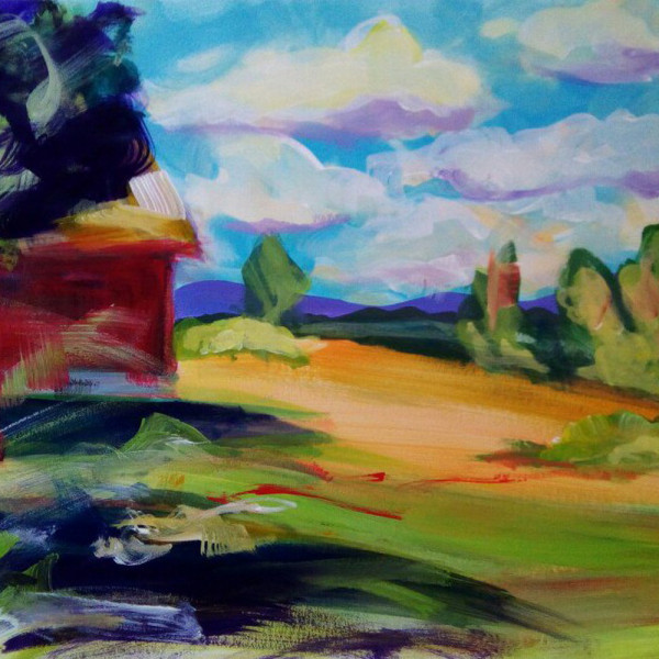 июль - пленэр арский камень